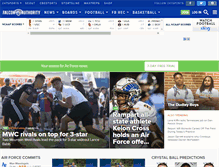 Tablet Screenshot of airforce.247sports.com